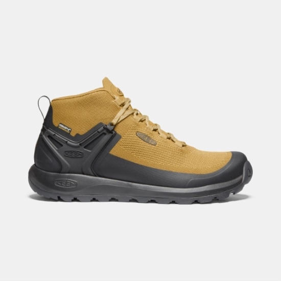 Keen Citizen Evo Mid Waterproof Men's Boots Yellow Black | 96052GZXT