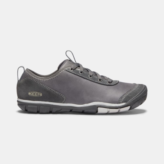 Keen Hush Leather Cnx Women's Casual Shoes Deep Grey | 48501LSFJ