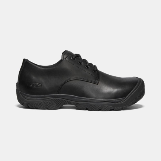 Keen Kanteen Oxford Soft Toe Men's Work Shoes Black | 07293ELRH