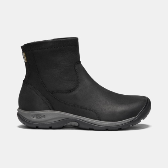 Keen Presidio II Waterproof Zip Women's Boots Black | 43068HQPK