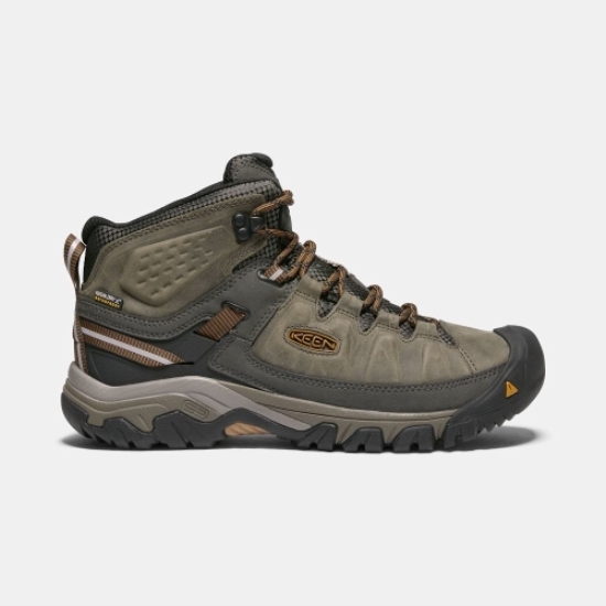 Keen Targhee III Waterproof Mid Men's Hiking Boots Olive | 18546YGSO