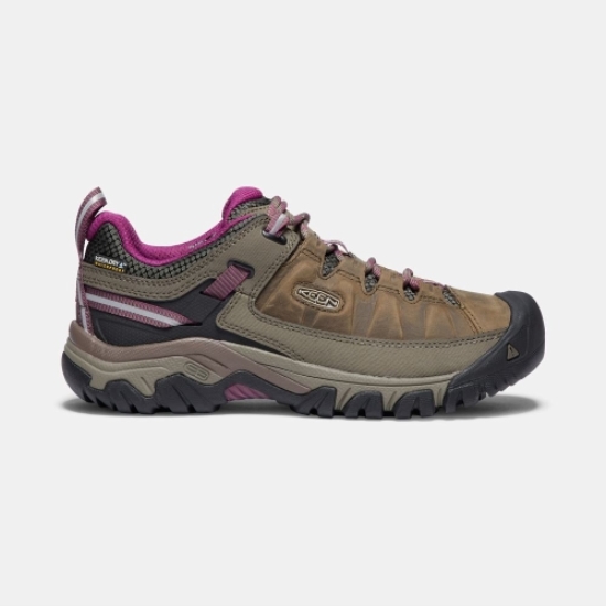 Keen Targhee III Waterproof Women's Hiking Shoes Brown | 56923GVSE