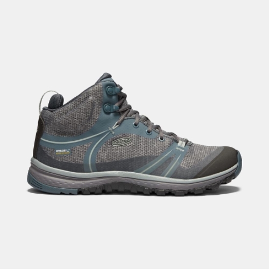 Keen Terradora Waterproof Mid Women's Hiking Boots Grey Blue | 83624AWXO