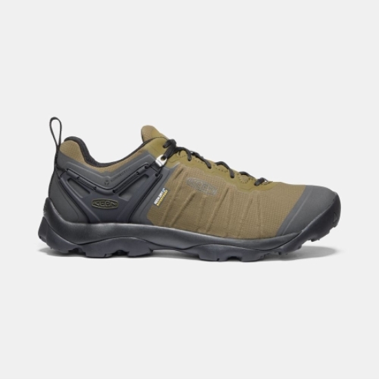 Keen Venture Waterproof Men's Hiking Shoes Olive | 13987MXOS