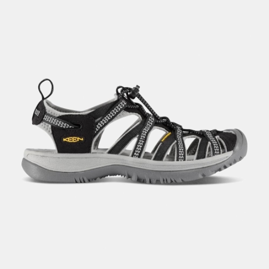 Keen Whisper Women's Water Shoes Black Grey | 48590GFQH