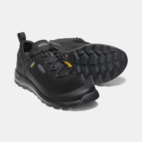 Keen Citizen Evo Waterproof Men's Hiking Shoes Black | 87391JBOV