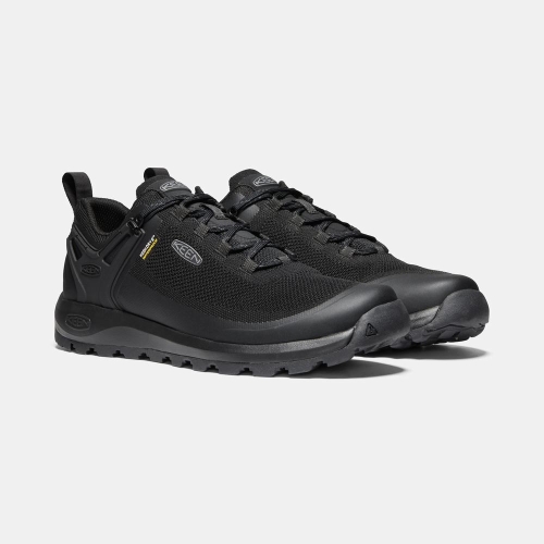 Keen Citizen Evo Waterproof Men's Hiking Shoes Black | 87391JBOV