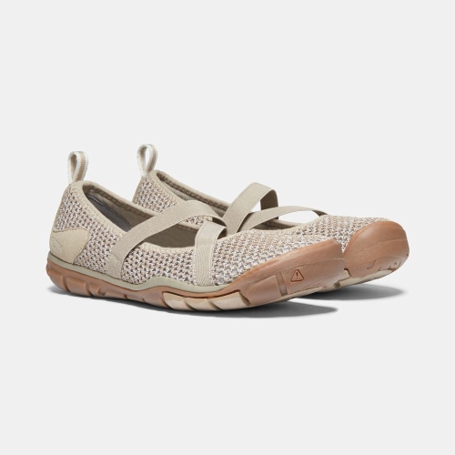 Keen Hush Knit Women's Mary Jane Shoes Beige | 61438QXUD