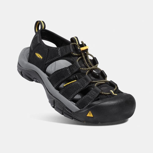 Keen Newport H2 Men's Water Shoes Black | 49281OJAK