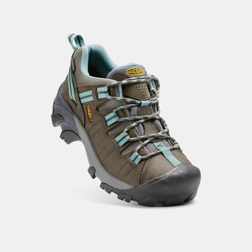 Keen Targhee II Waterproof Women's Hiking Shoes Black Olive Blue | 39247CZLS