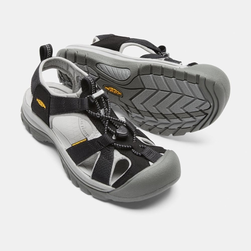 Keen Venice H2 Women's Sandals Black Grey | 81402FPKC