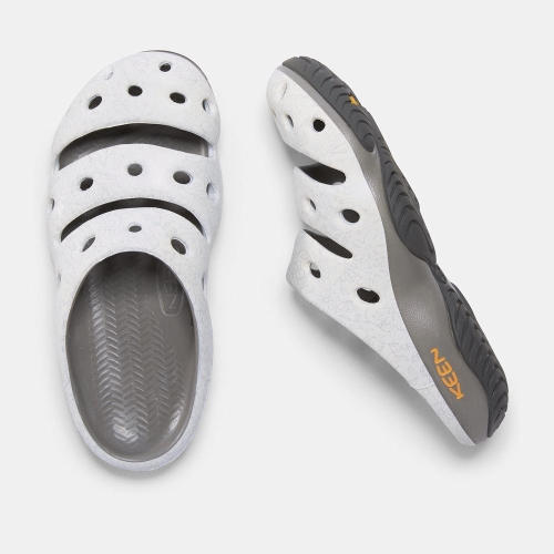 Keen Yogui Arts Men's Sandals White | 86249CKZT